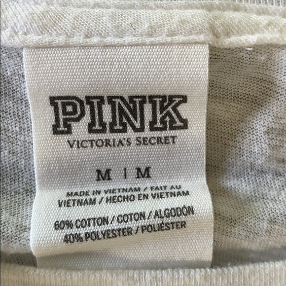 Victoria’s Secret PINK open back ling sleeve top - Picture 3 of 4